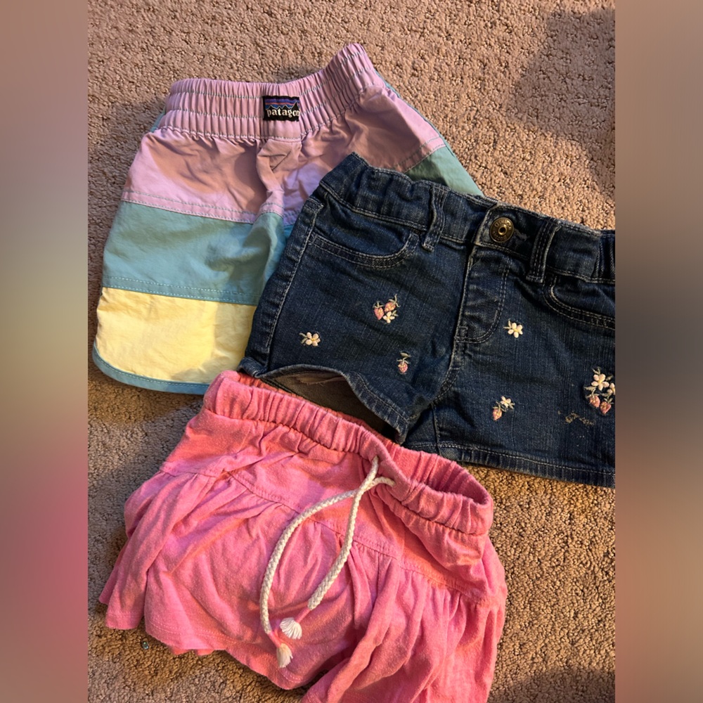 Three Stylish 2T Shorts